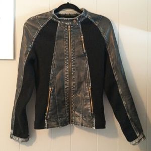 One Sexy Biker Chick Leather Jacket